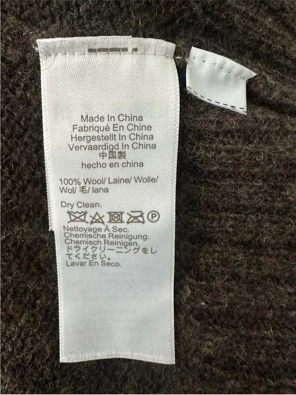 J.Crew 100% Wool Brown Crew Neck Sweater Women’s Small Classic Knit Pullover